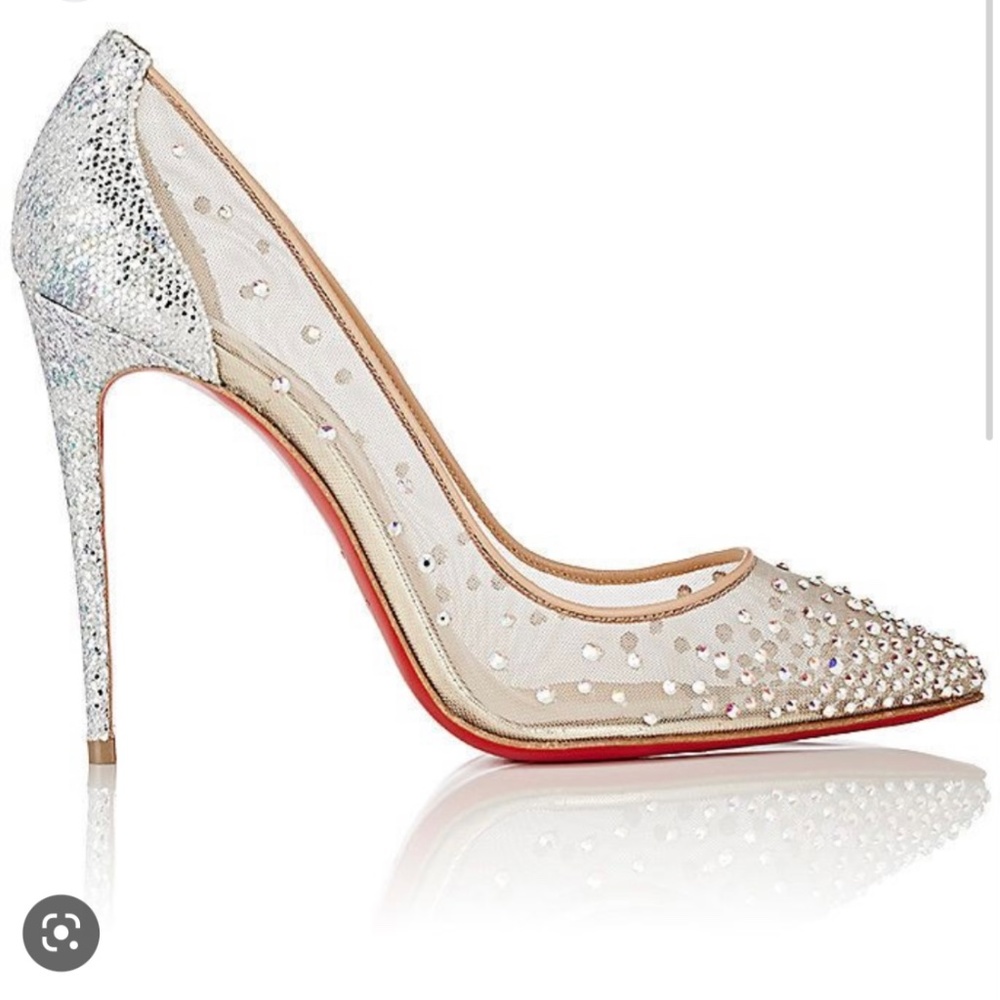 Christian Louboutin Follies Strass - BRAND NEW - Picture 1 of 2